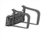 Stojan na potrubí pro upevnění vysokozdvižného vozíku